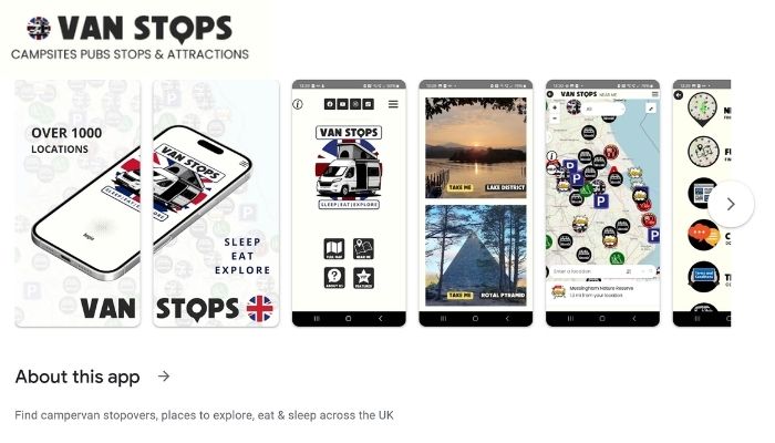 campervan site app